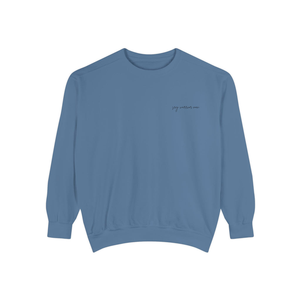 Sexy Warrior Man Embroidered Sweatshirt