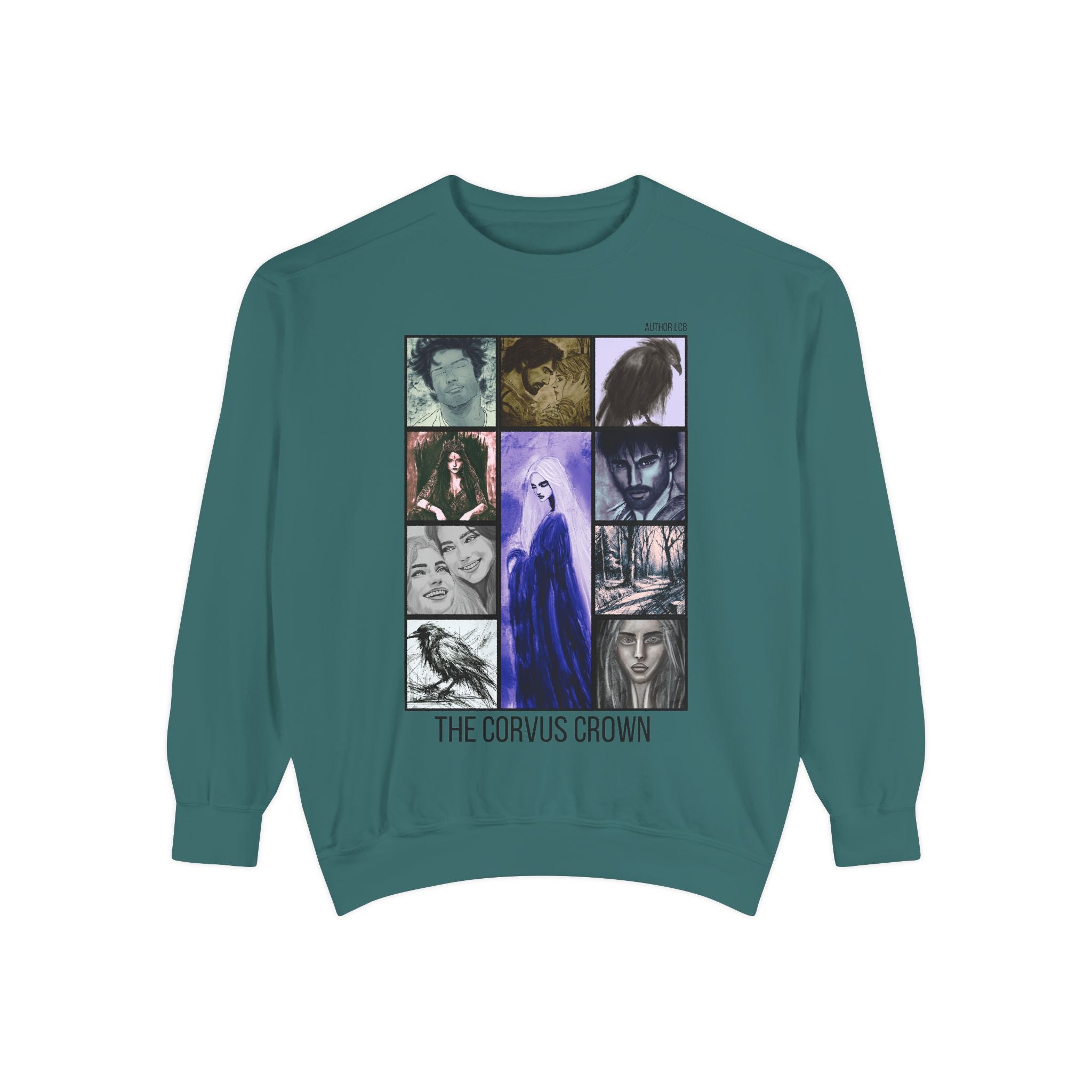 The Corvus Crown Art Print Sweatshirt
