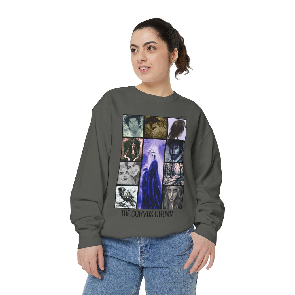 The Corvus Crown Art Print Sweatshirt