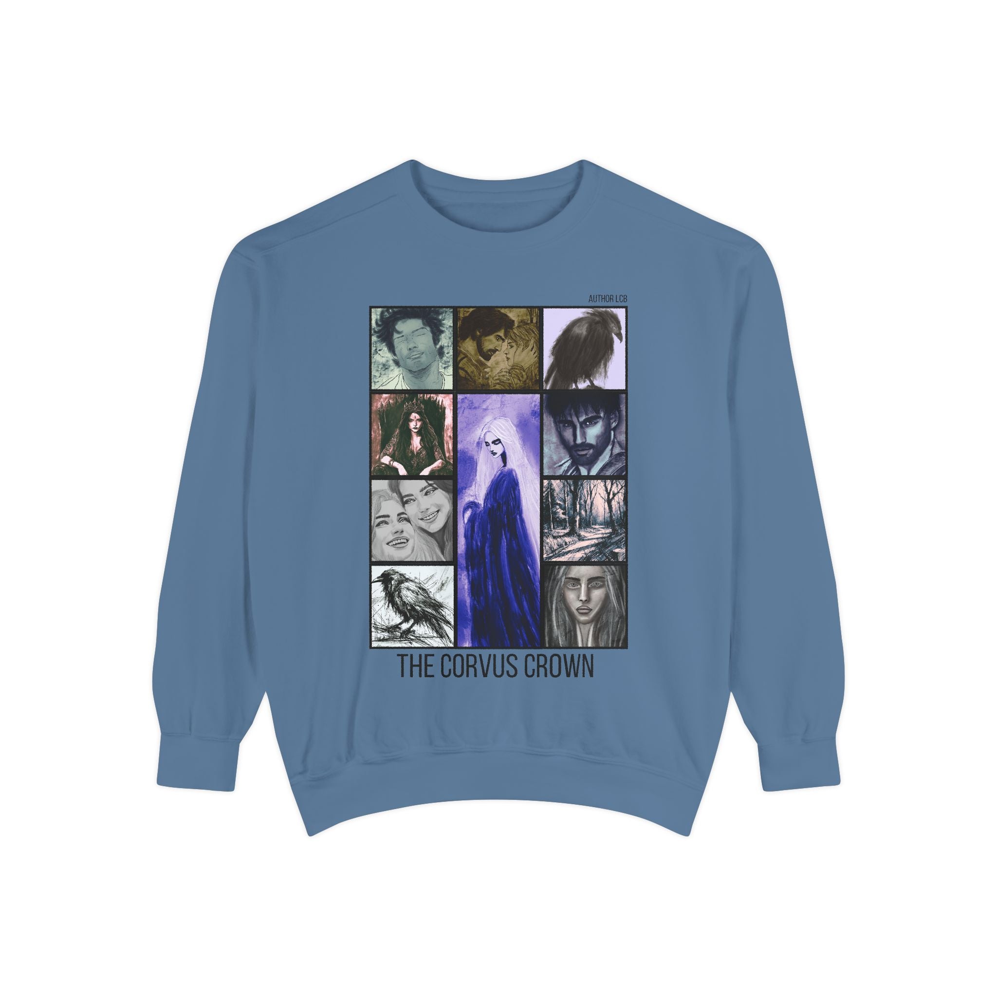 The Corvus Crown Art Print Sweatshirt