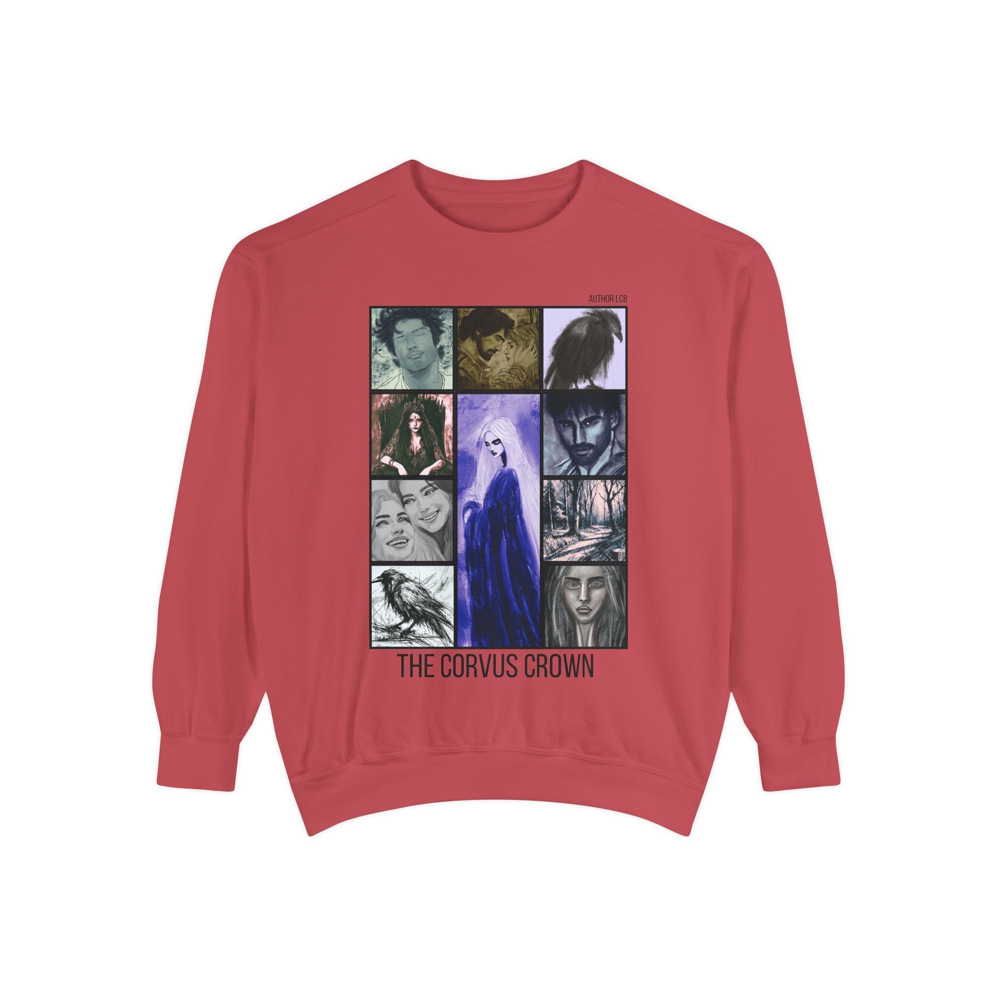 The Corvus Crown Art Print Sweatshirt