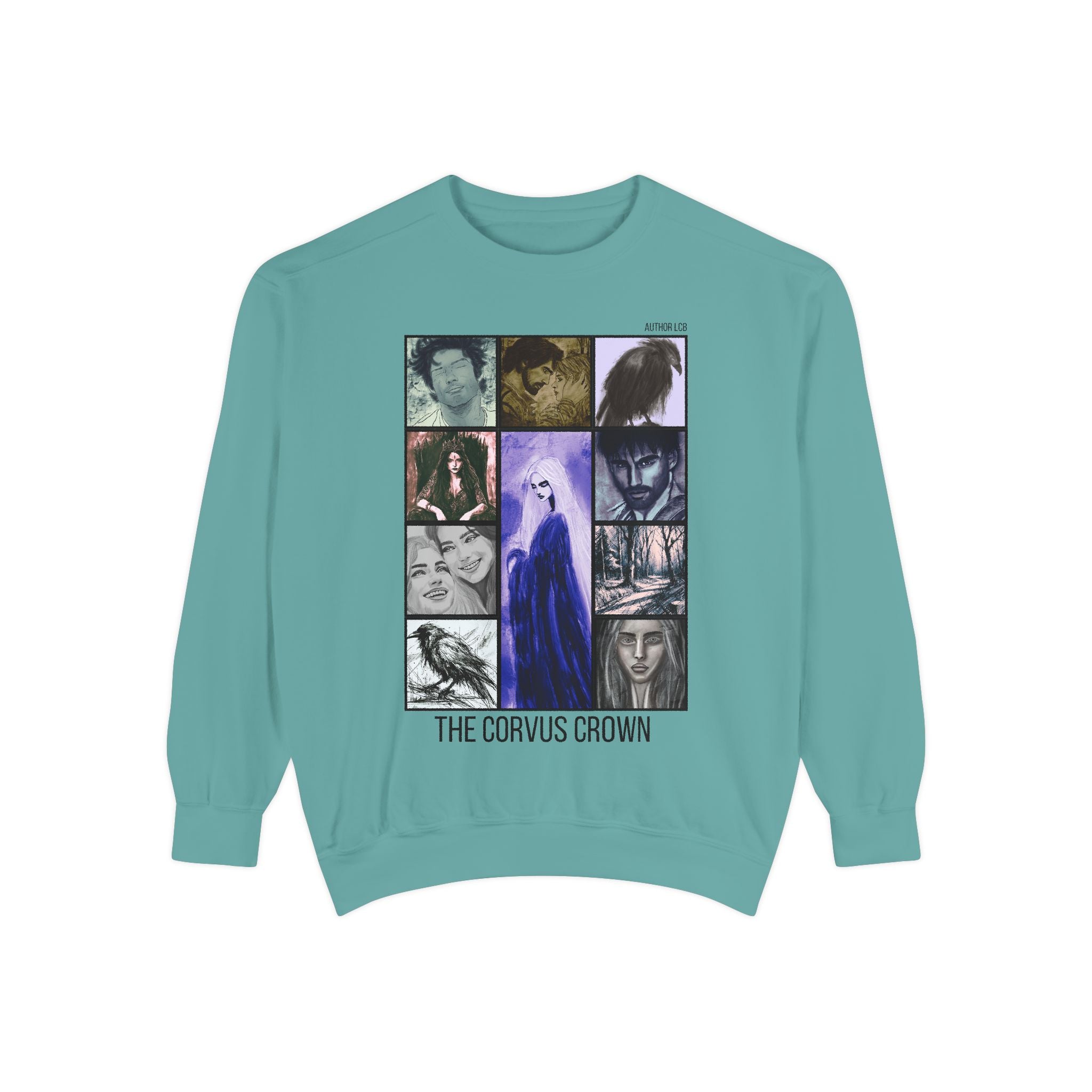 The Corvus Crown Art Print Sweatshirt