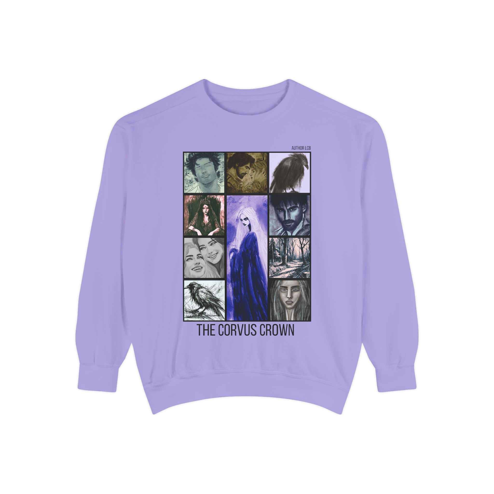 The Corvus Crown Art Print Sweatshirt
