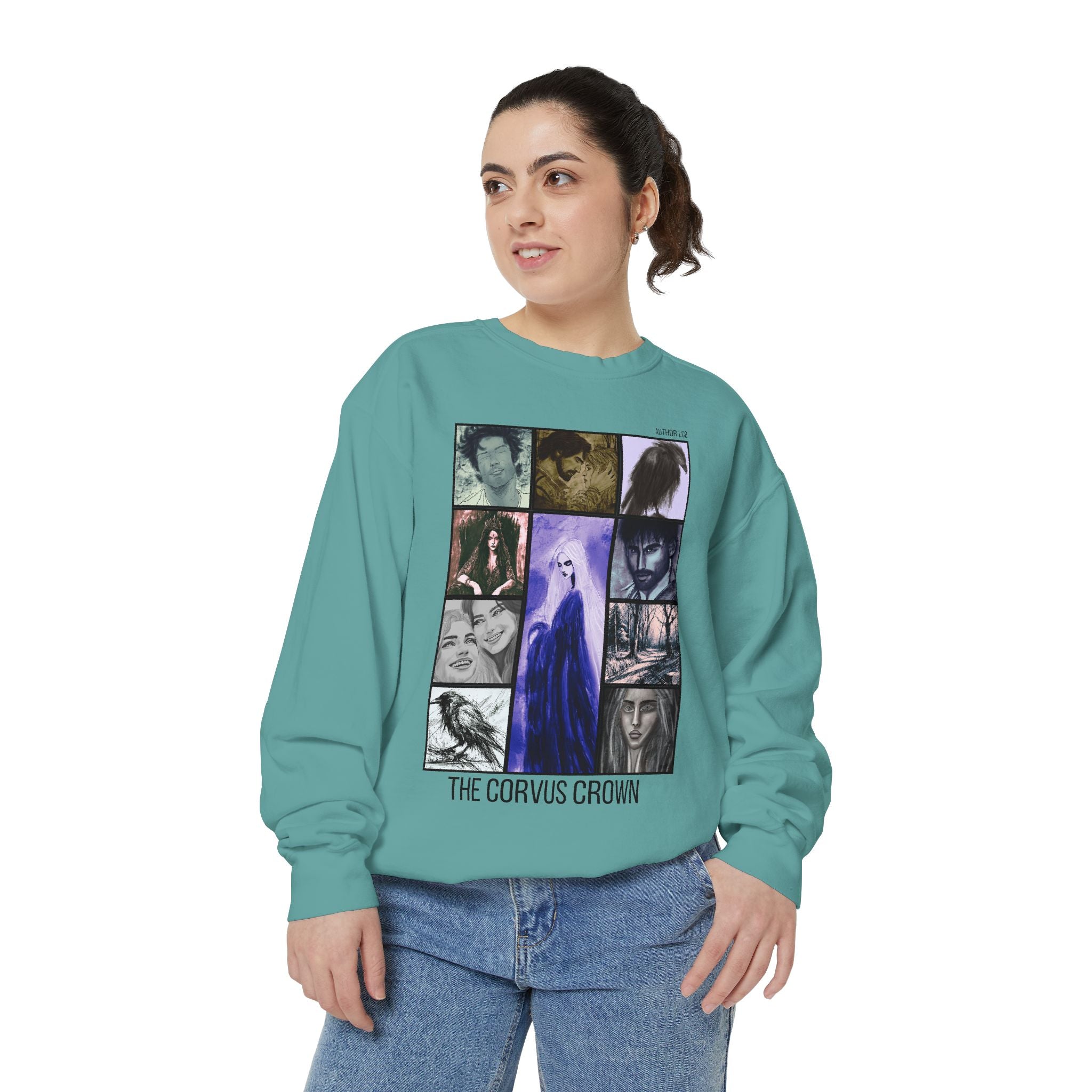 The Corvus Crown Art Print Sweatshirt