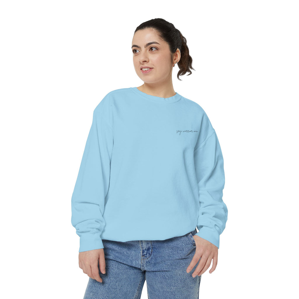 Sexy Warrior Man Embroidered Sweatshirt