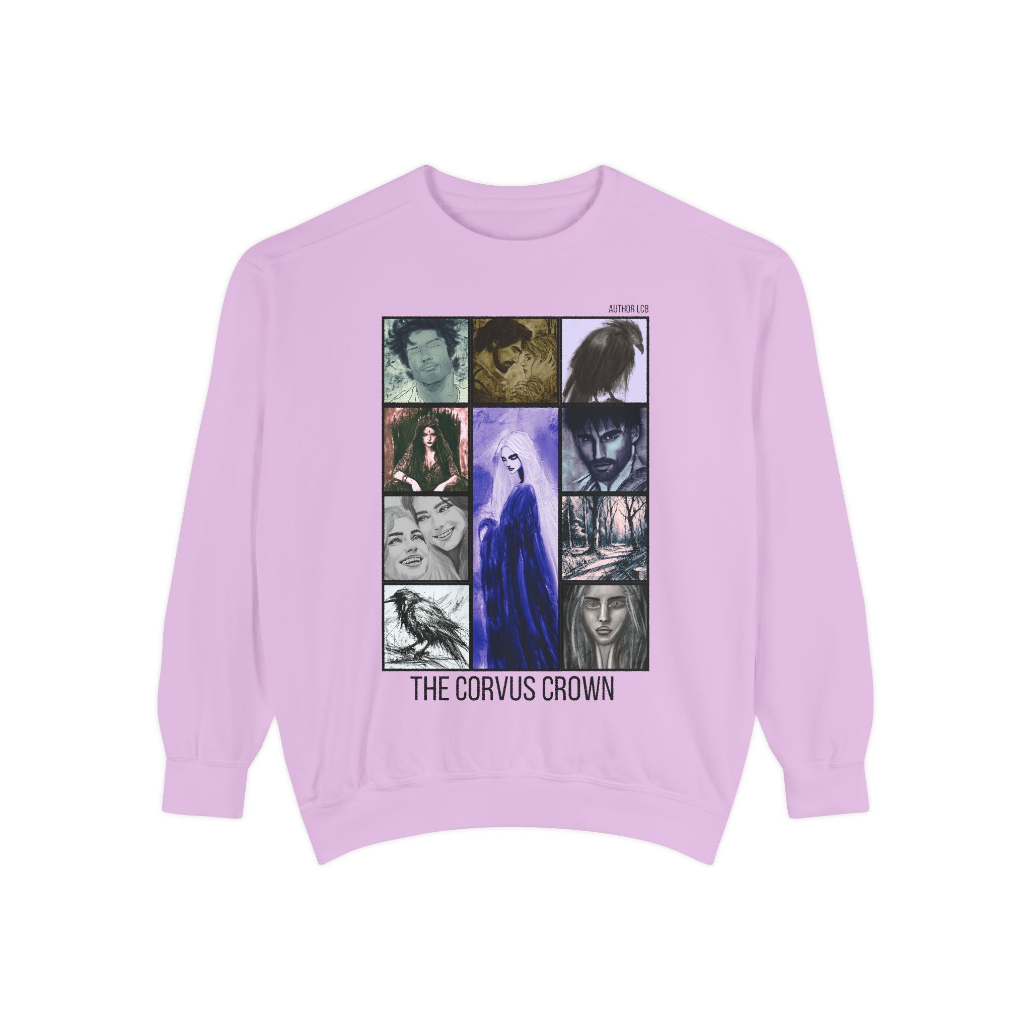 The Corvus Crown Art Print Sweatshirt