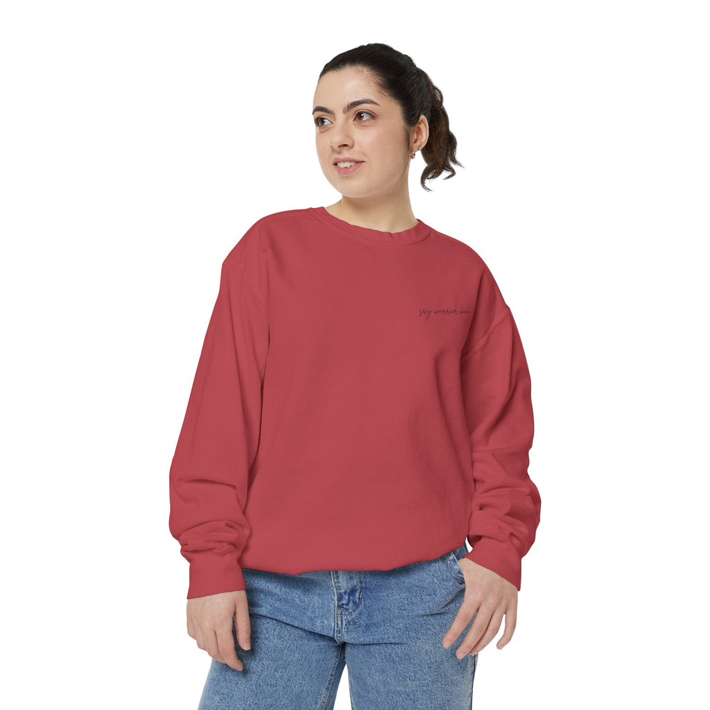 Sexy Warrior Man Embroidered Sweatshirt