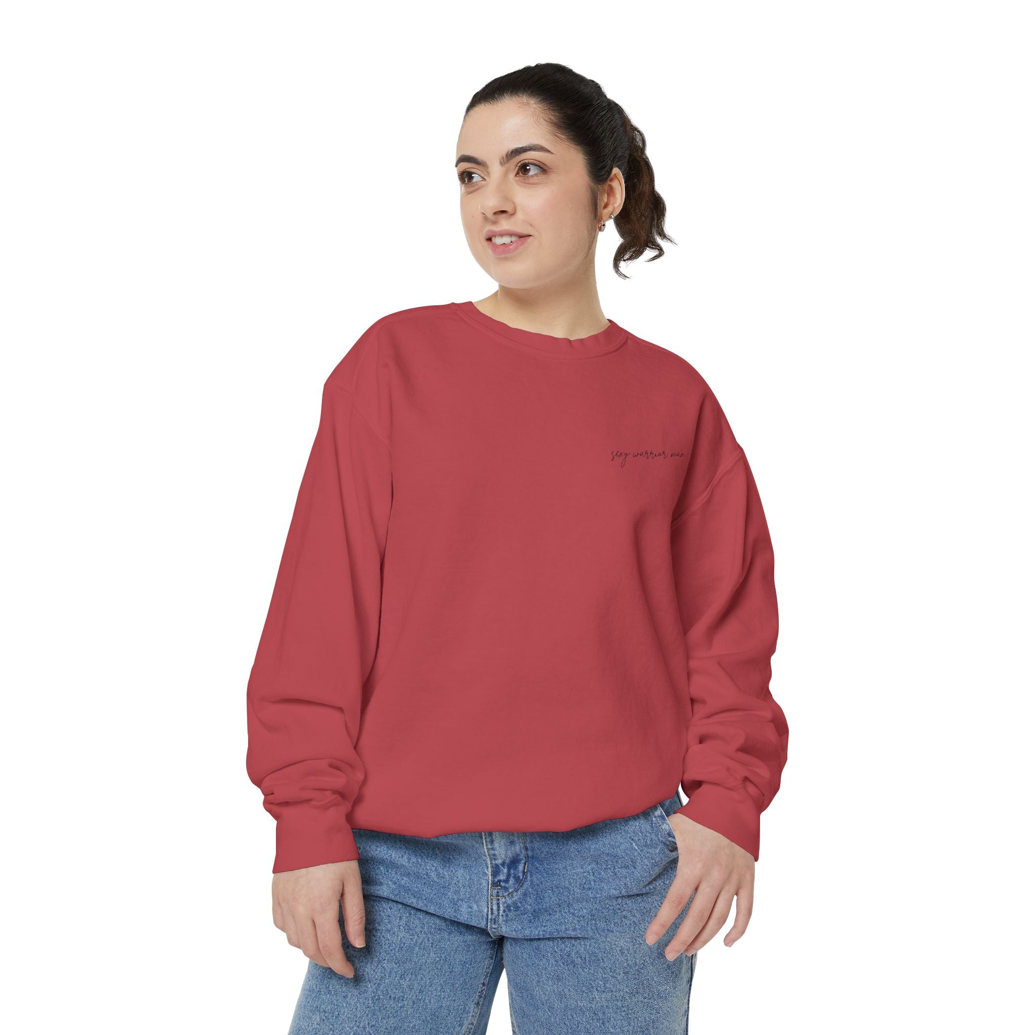 Sexy Warrior Man Embroidered Sweatshirt