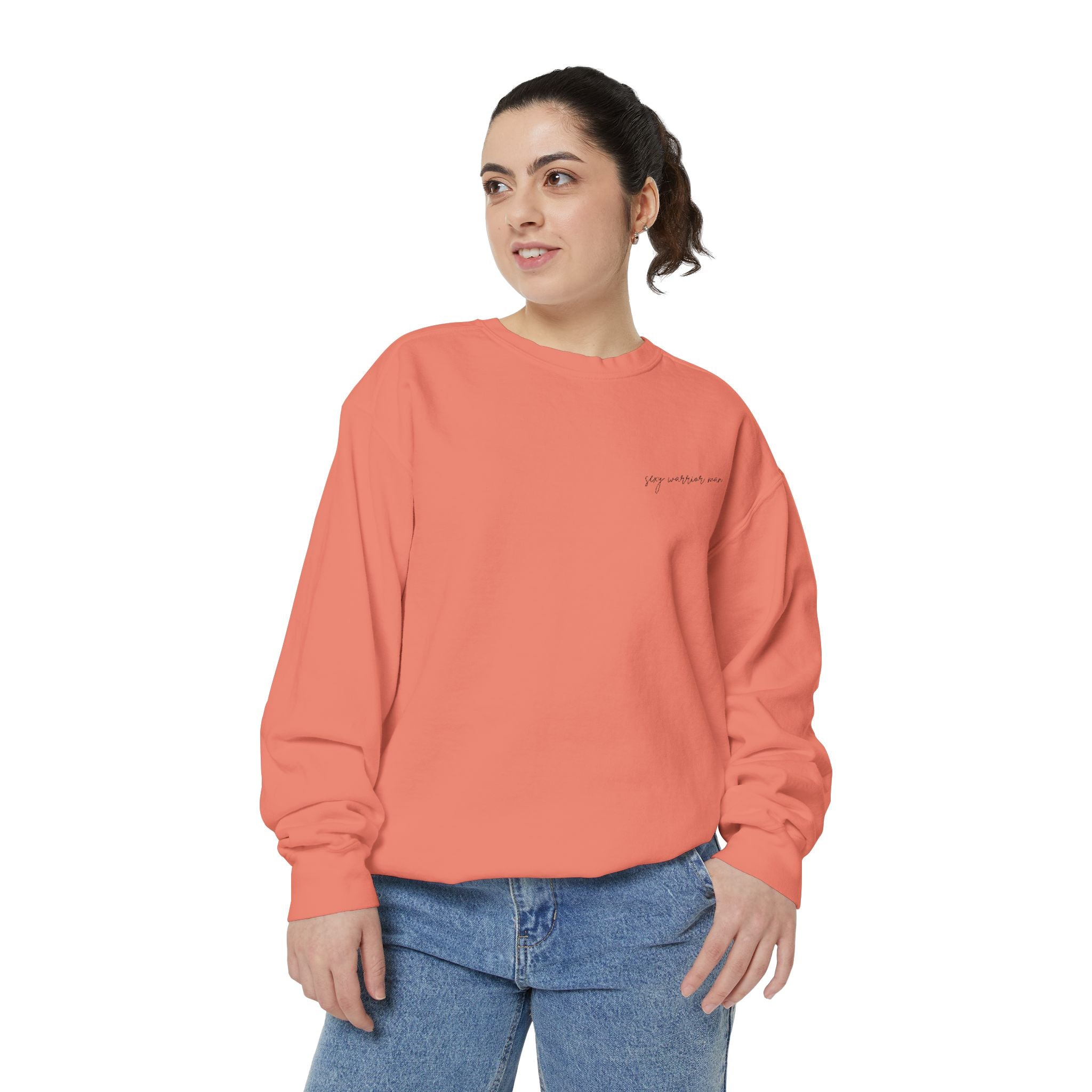 Sexy Warrior Man Embroidered Sweatshirt