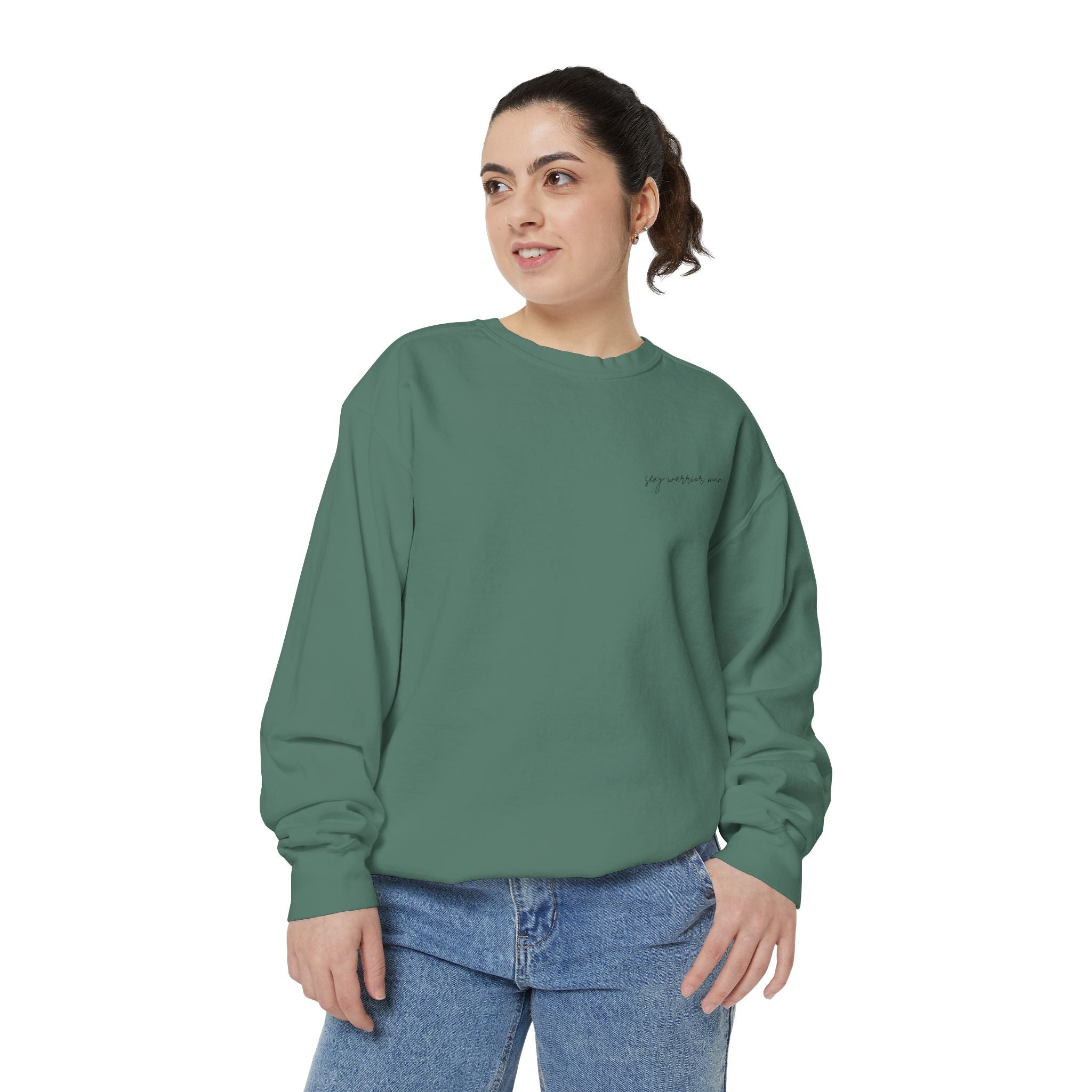 Sexy Warrior Man Embroidered Sweatshirt