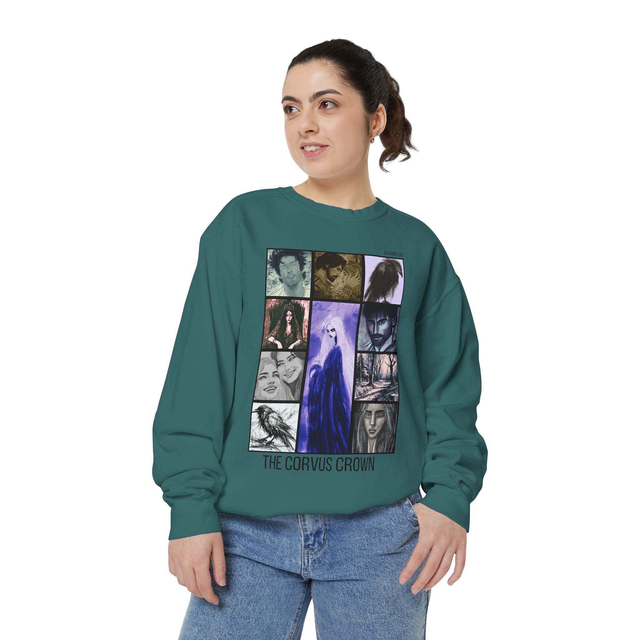The Corvus Crown Art Print Sweatshirt
