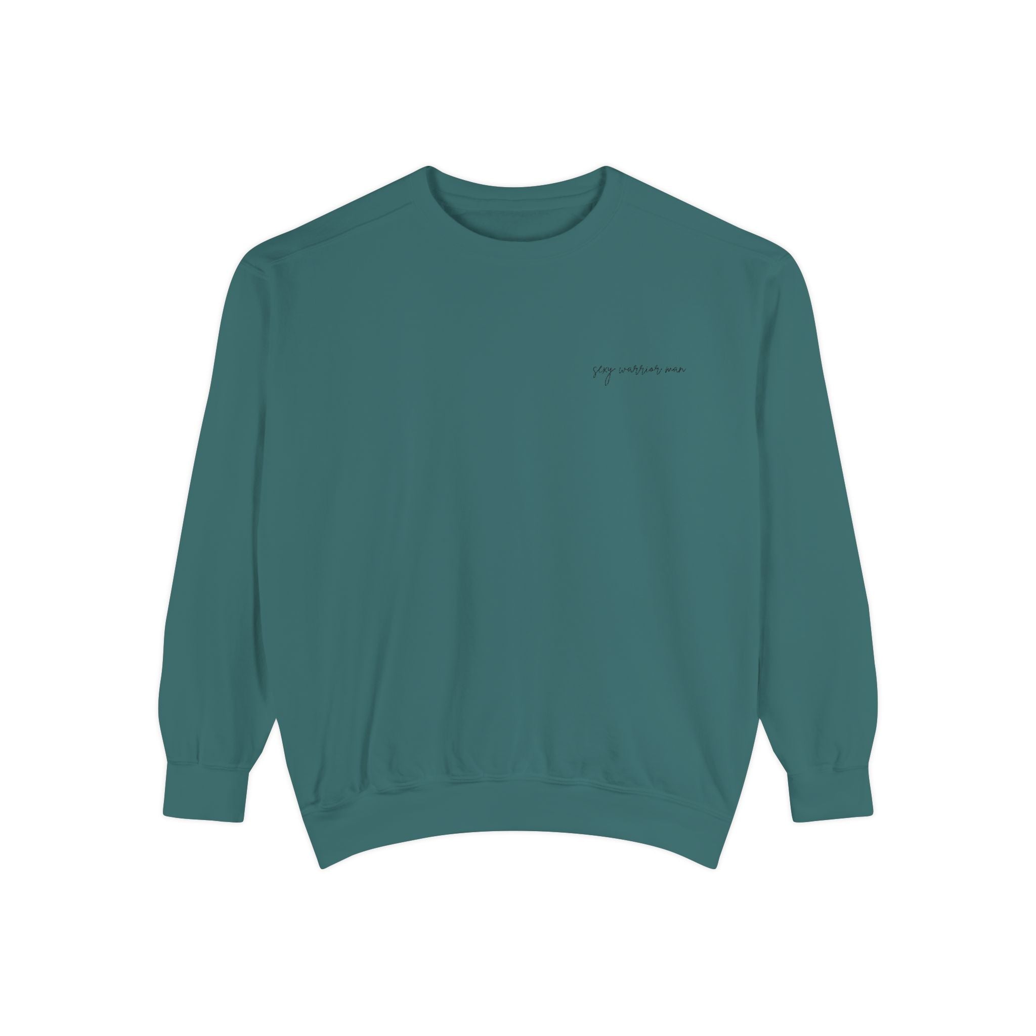 Sexy Warrior Man Embroidered Sweatshirt