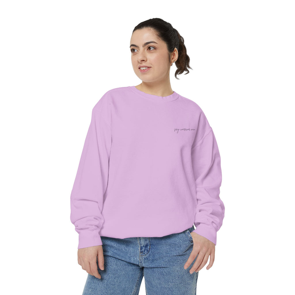 Sexy Warrior Man Embroidered Sweatshirt