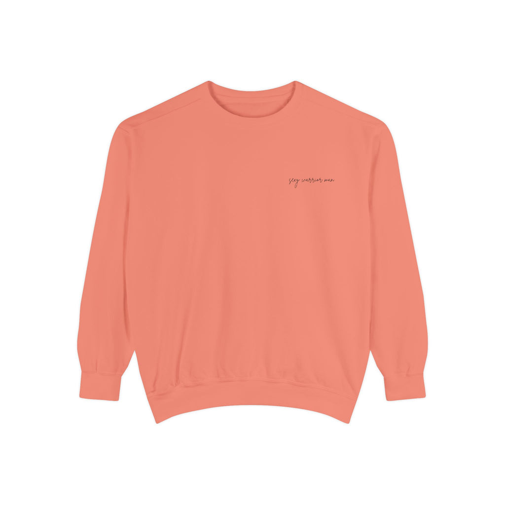 Sexy Warrior Man Embroidered Sweatshirt