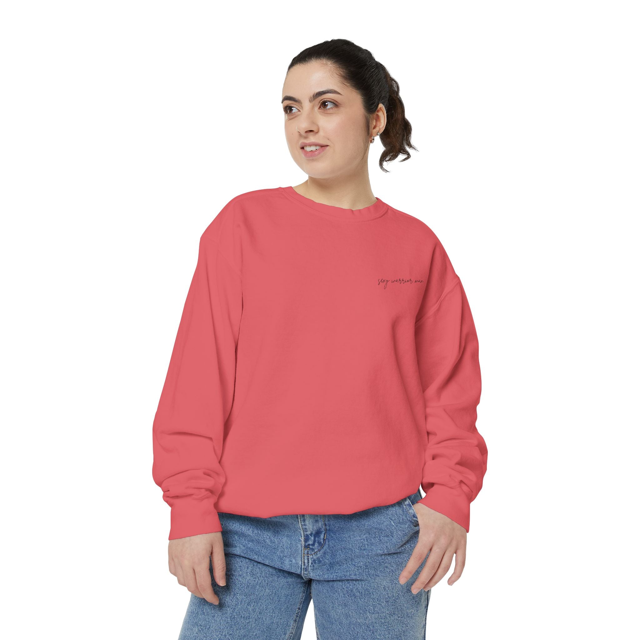 Sexy Warrior Man Embroidered Sweatshirt
