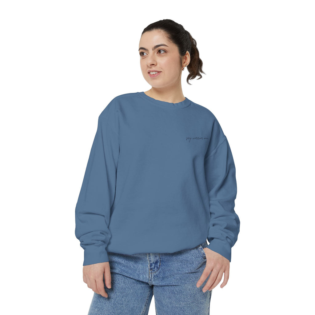 Sexy Warrior Man Embroidered Sweatshirt